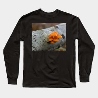 Orange Fungus Long Sleeve T-Shirt